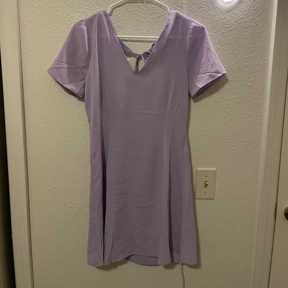 Purple dress